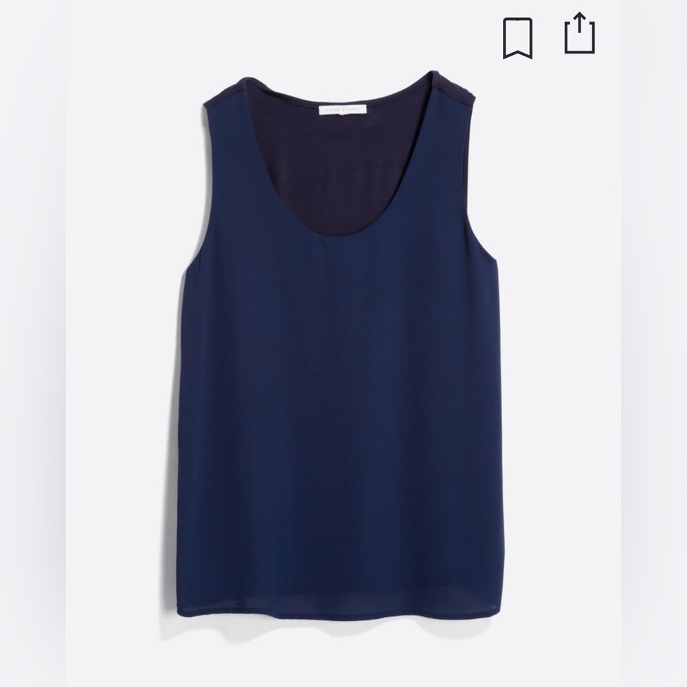Your Story - granson mixed material top - size xs